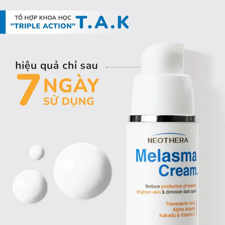 Alternative view of Combo 2 Kem Giảm Nám, Sạm, Tàn Nhang Giúp Trắng Sáng Da Hiệu Quả Sau 7 Ngày Neothera Melasma Cream 30ml