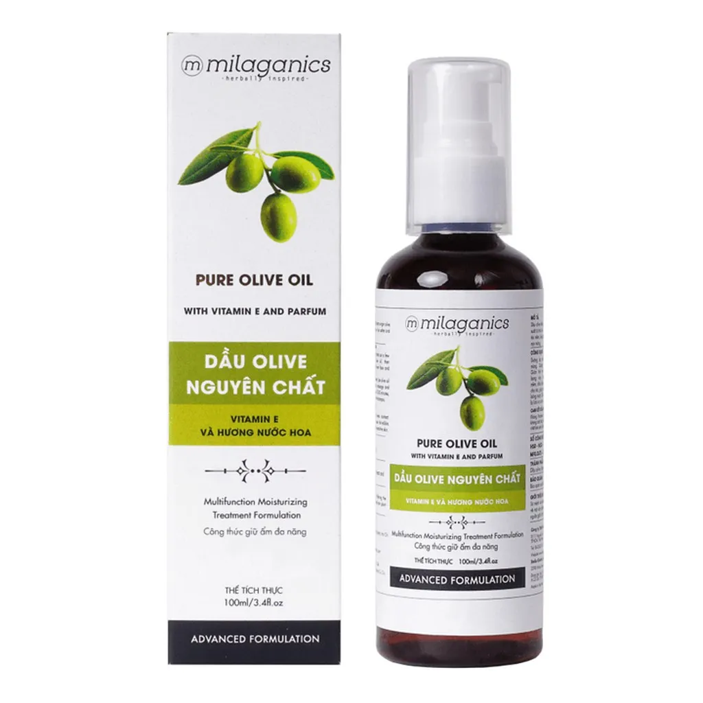 Alternative view of Dầu Olive Extra Virgin Nguyên Chất Dưỡng Da - Tóc - Môi - Milaganics