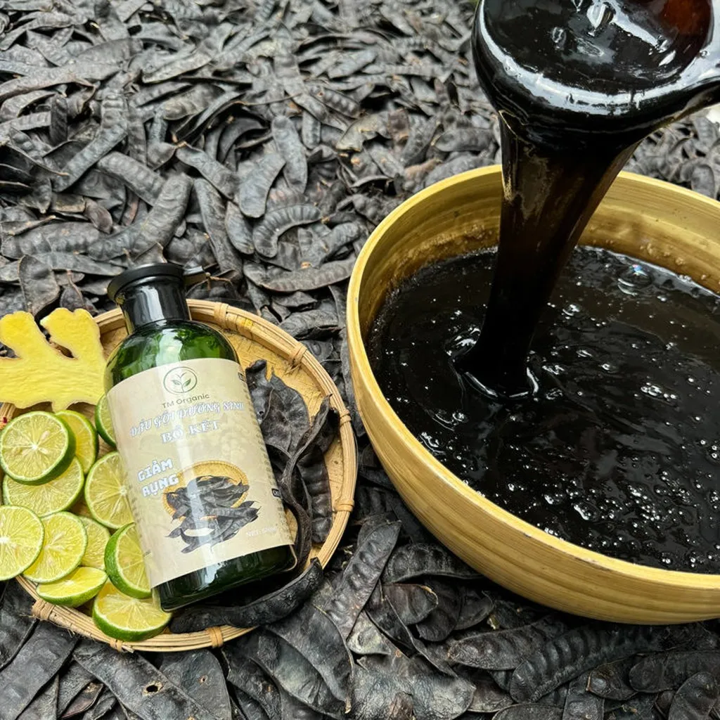 Alternative view of Dầu Gội Bồ Kết Vỏ Bưởi Xả Dừa 500ml - Tm Oganic