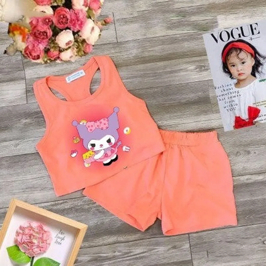 Alternative view of Bộ Đồ Ba Lỗ Bé Gái Mẫu Mickey Chất Vải Mát Thấm Hút Mồ Hôi Nemokid - Be Yourself