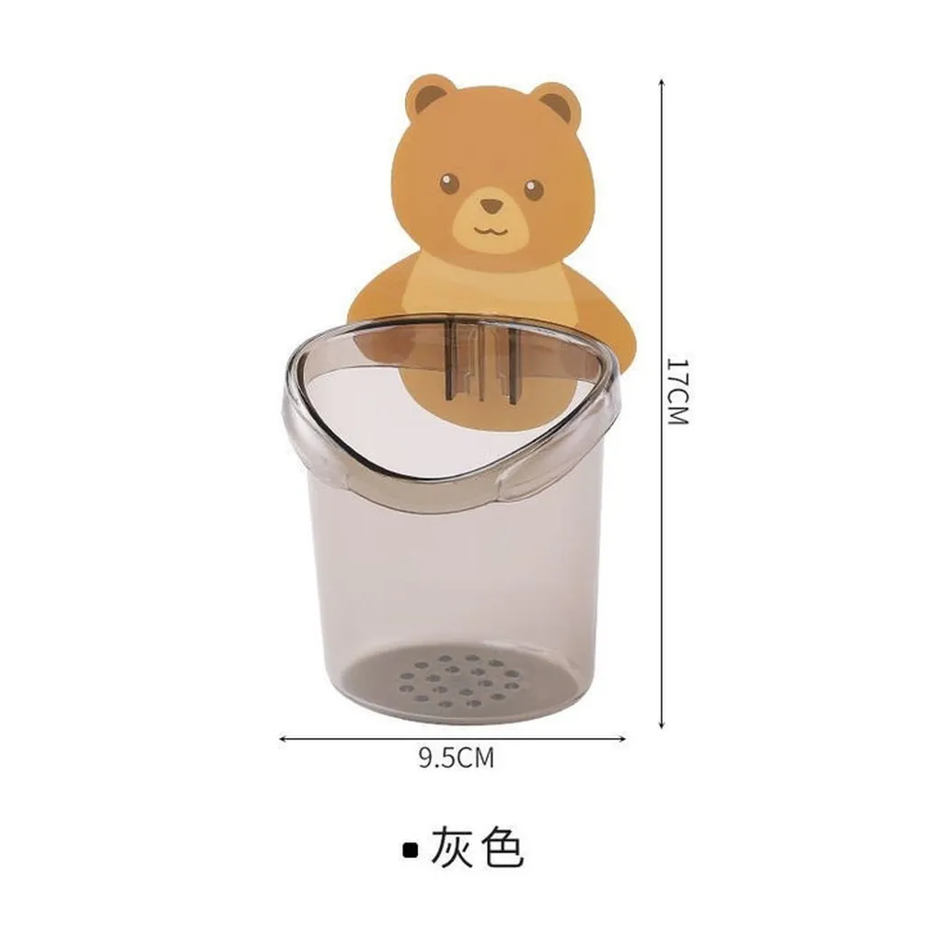 Alternative view of Set 5 Cốc Gấu Tiện Ích Dán Tường Kèm Miếng Dán - Su