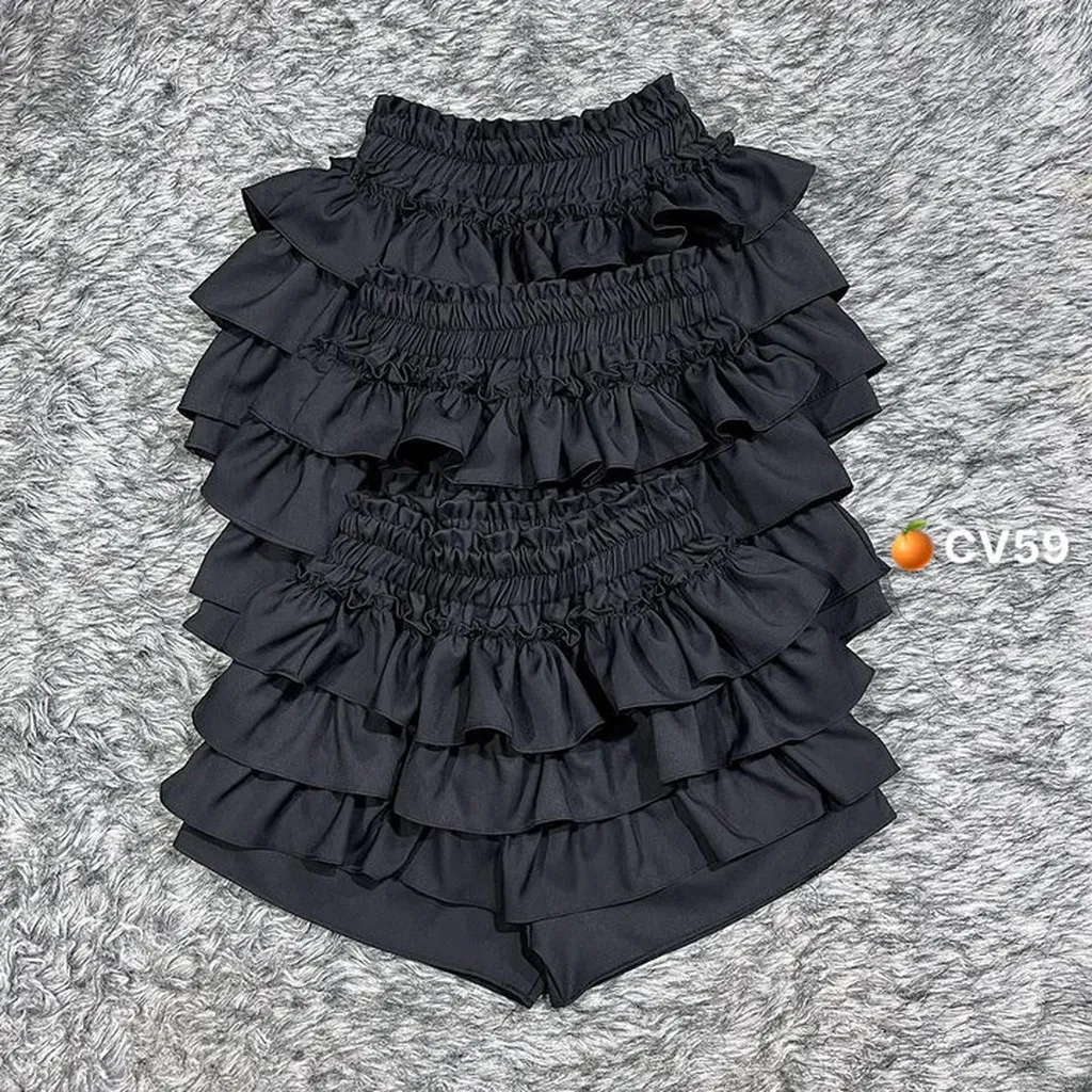 Alternative view of Chân Váy Voan 3 Tầng Viền Cạp Cao Cv59 - Lê Phương Boutique