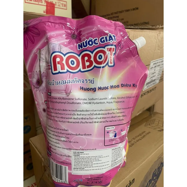 Alternative view of Nước Giặt Robot Hương Nước Hoa Hàng Thái Lan Túi 3kg - Gdn