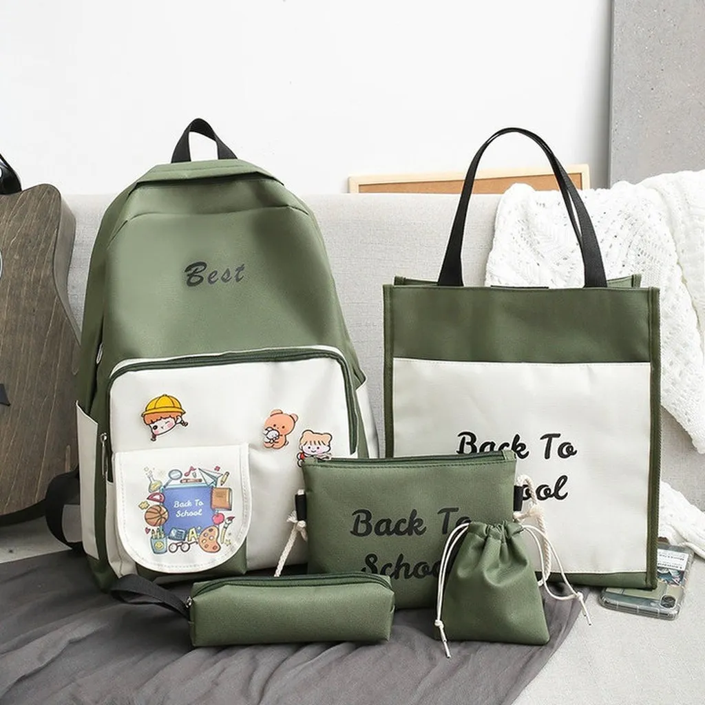 Set Balo 4 Món Back To School Vừa A4 St1209- Sam Store