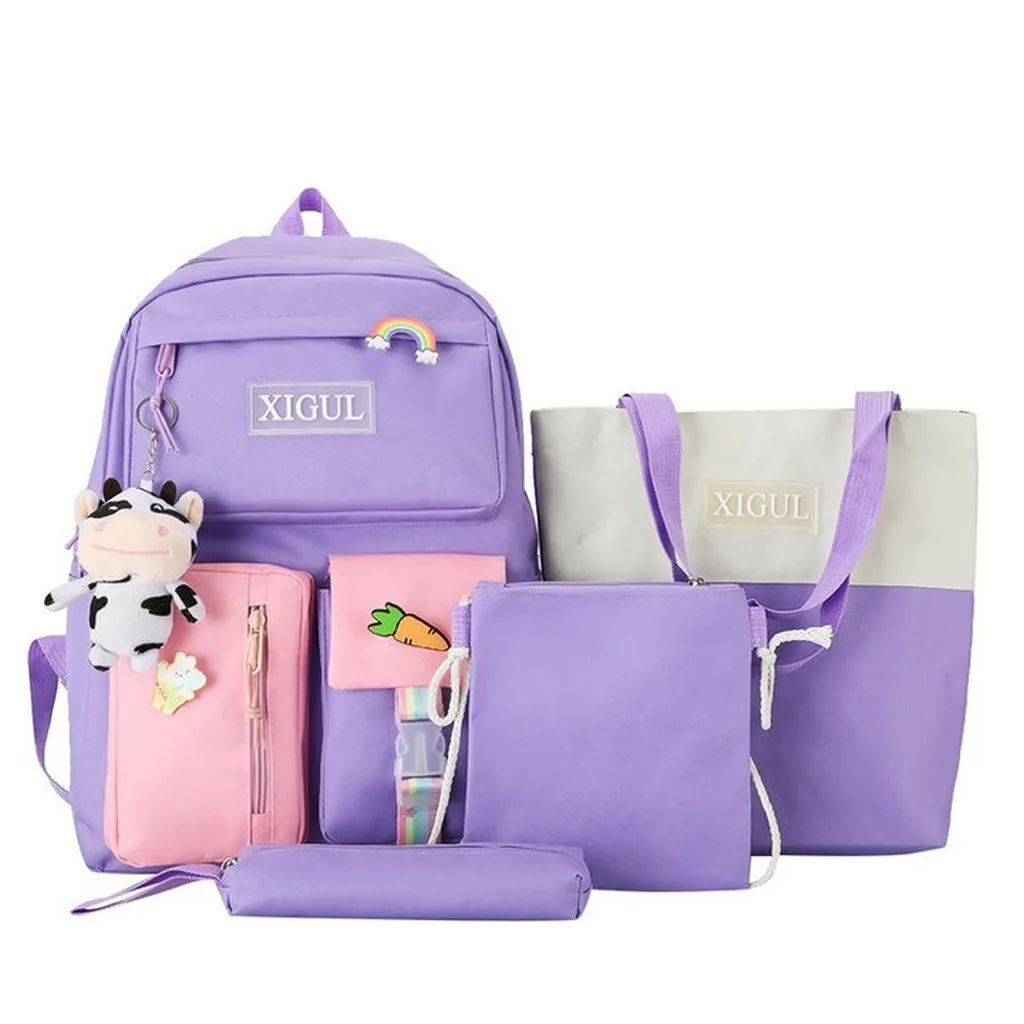 Set Balo 4 Món Mars Phối Túi Trắng Vừa A4 St1296- Sam Store