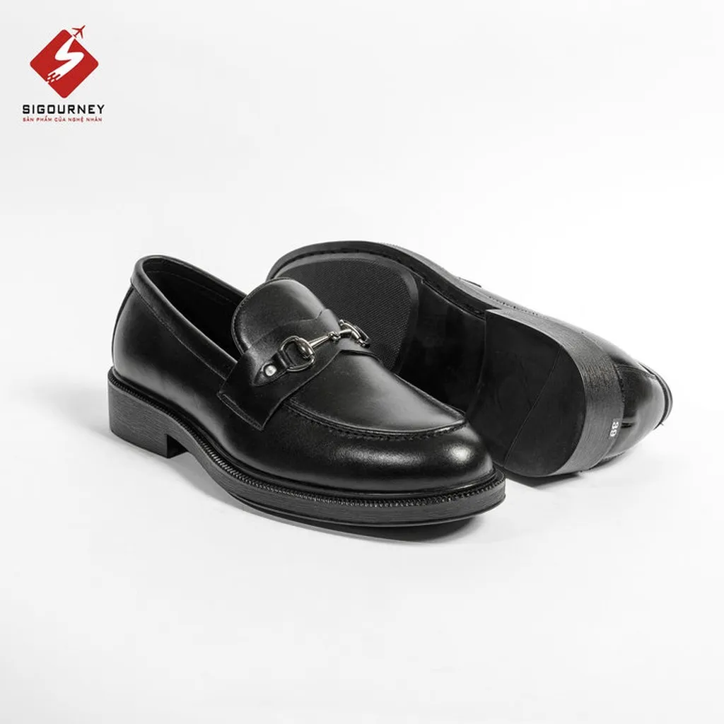Alternative view of Giày Da Unisex Nam Nữ Dáng Loafer Sig-45 Trẻ Trung Bảo Hành 18 Tháng - Sigourney