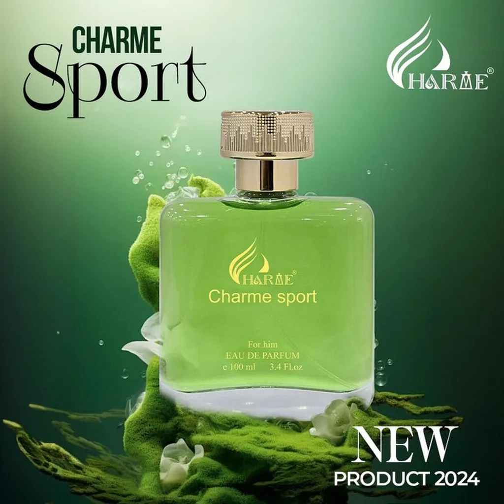 Alternative view of Nước Hoa Nam Charme Sport 100ml Lưu Hương Lâu Phong Cách Mạnh Mẽ, Nam Tính