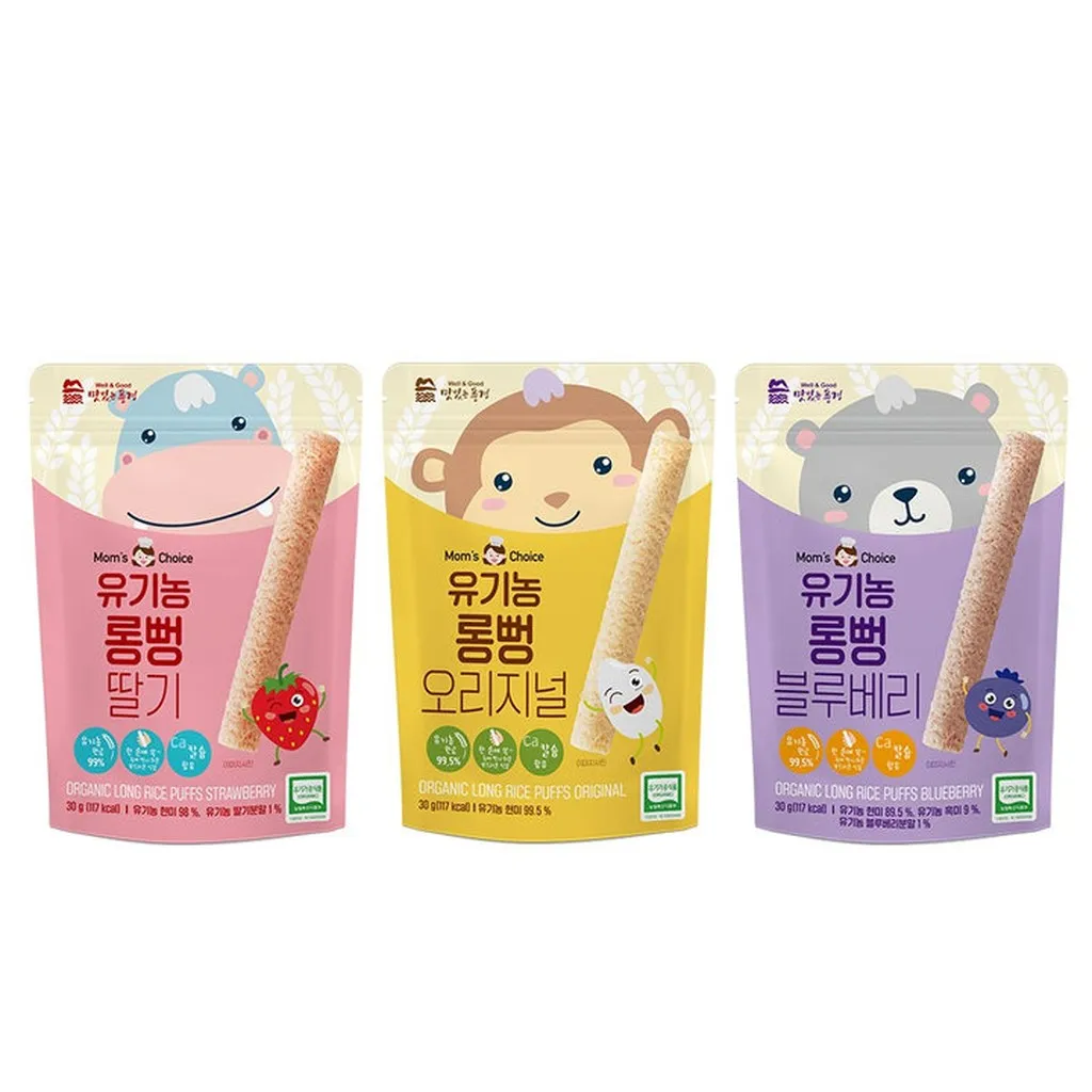 Alternative view of Bánh Ăn Dặm Gạo Lứt Hữu Cơ Thanh Dài Mom's Choice Cho Bé Từ 6 Tháng Tuổi