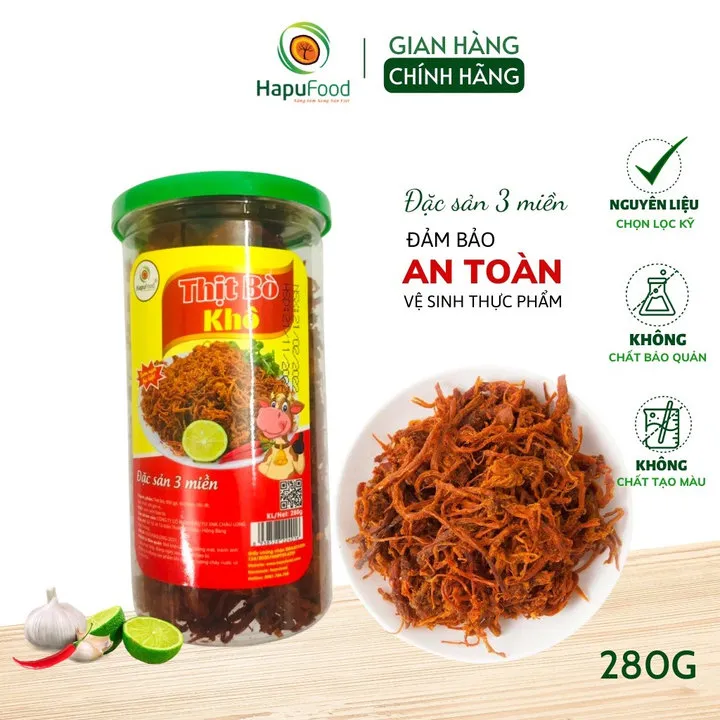 Alternative view of Khô Bò Sợi Dài Ăn Liền, Vị Cay Vừa Thơm Ngon T01 - Lady's Passion