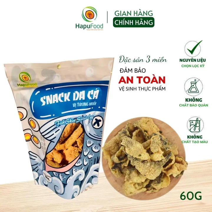 Snack Da Cá Trứng Muối Chiên Giòn Ăn Liền Av01 - Lady's Passion