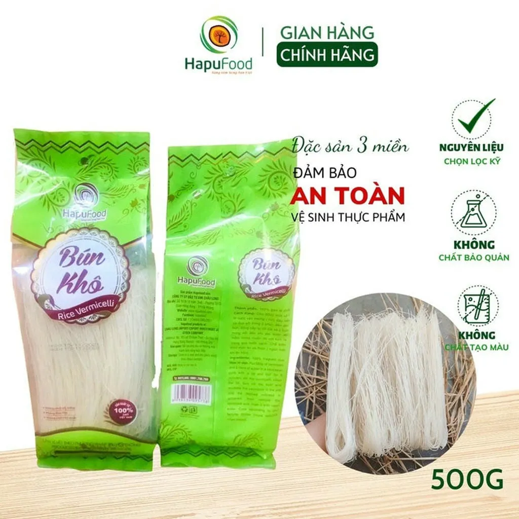 Bún Khô Đặc Sản Bình Định Túi 500g K04 - Lady's Passion