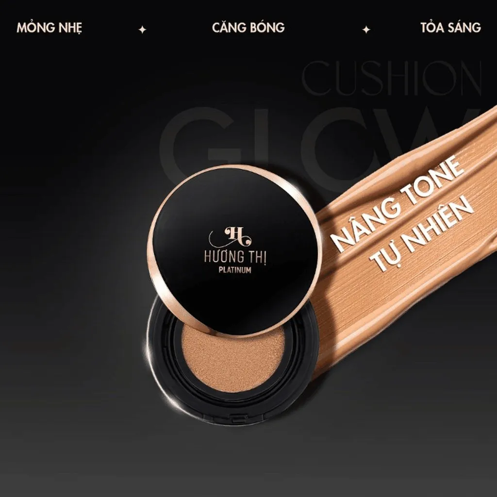 Hương Thị- Phấn Nước Mỏng Mịn Che Khuyết Điểm Hương Thị Glow Cushion 15g
