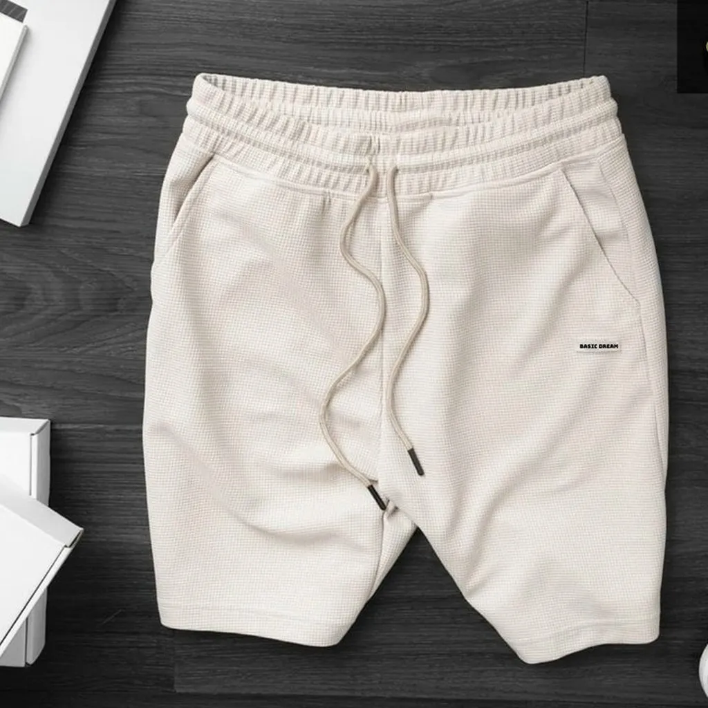Quần Short Nam Vải Tổ Ong Túi Chéo - Men's Style