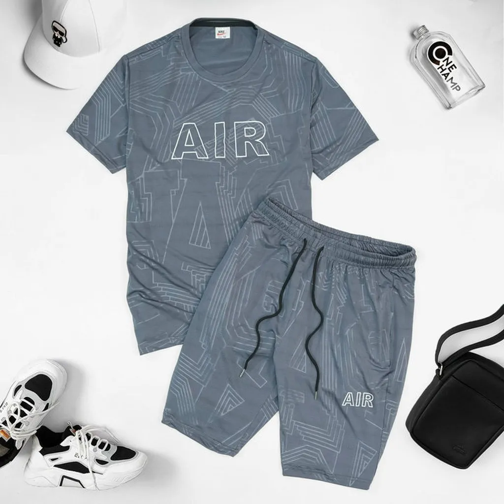 Bộ Thể Thao Nam Thể Thao Air, Chất Liệu Vải Thun Lạnh Thông Hơi Thoáng Mát - Men’s Style