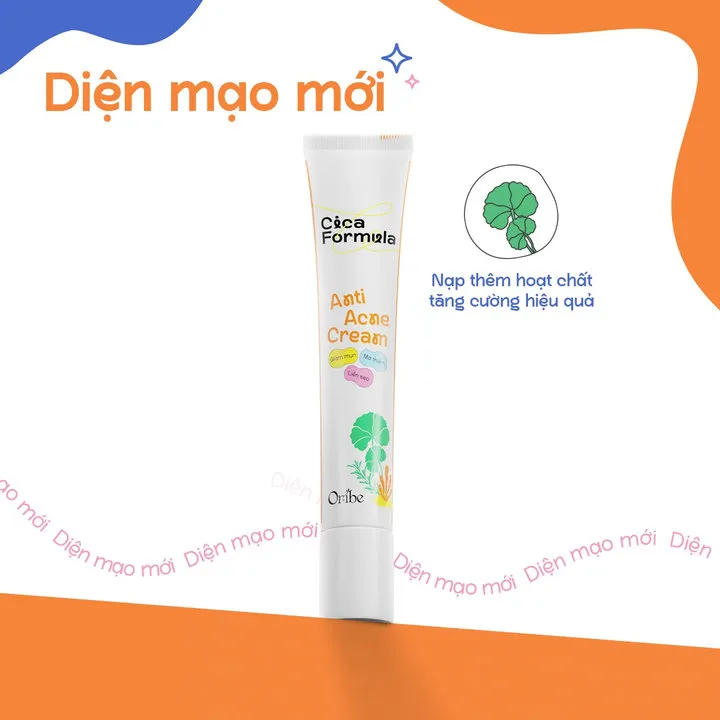 Alternative view of Kem Chấm Mụn Rau Má Oribe Cica Formula Ngừa Thâm Làm Mờ Sẹo Mụn 20g