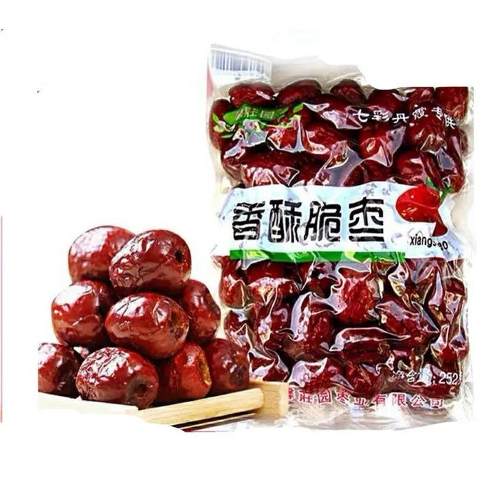 Táo Đỏ Tân Cương Sấy Giòn Không Hạt 252g - Hút Chân Không - Bách Hoá Minh Ngọc