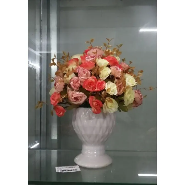 Chậu Hoa Dáng Ly Bát Tràng, Cắm Hoa Khô, Trồng Sen Đá Decor Nhà Cửa - Chipxinhxk