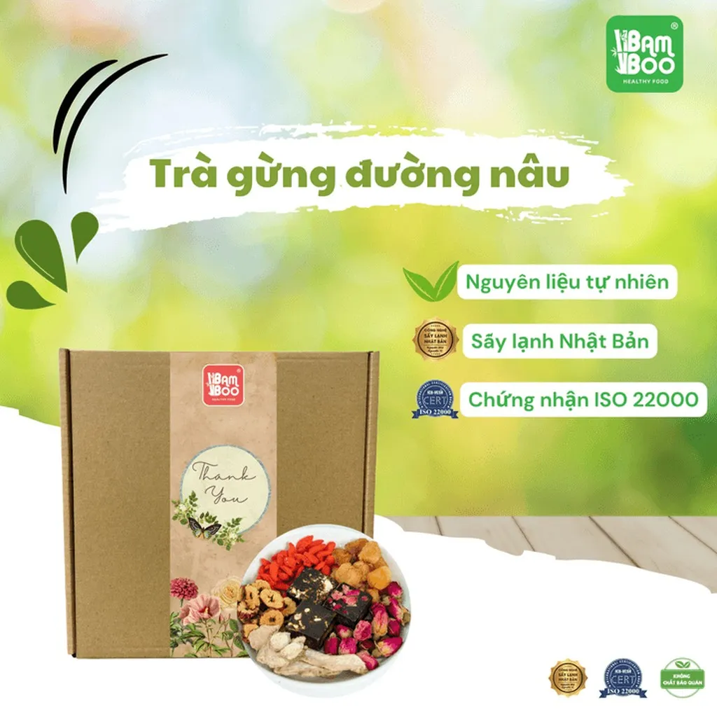 Trà Đường Nâu Thảo Mộc - Bổ Máu, Giữ Ấm Cơ Thể