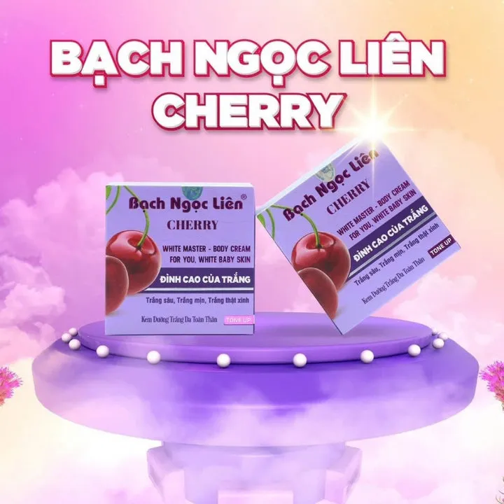 Kem Dưỡng Trắng Da Toàn Thân Bạch Ngọc Liên Cherry 120g - Gdn