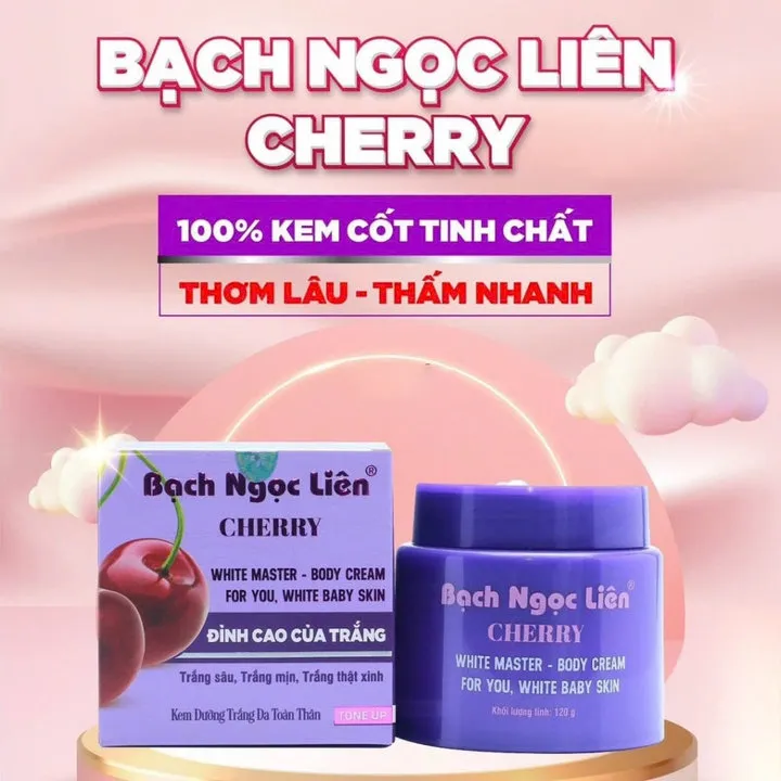 Alternative view of Kem Dưỡng Trắng Da Toàn Thân Bạch Ngọc Liên Cherry 120g - Gdn