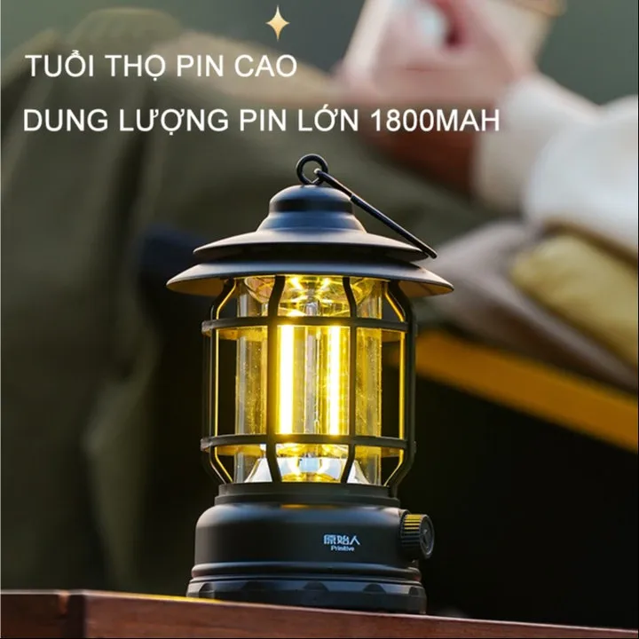 Alternative view of Đèn Bão Măng Xông, Đèn Led Tích Điện Dùng Để Đi Dã Ngoại, Cắm Trại Ngoài Trời Công Suất 5w - Ctb795