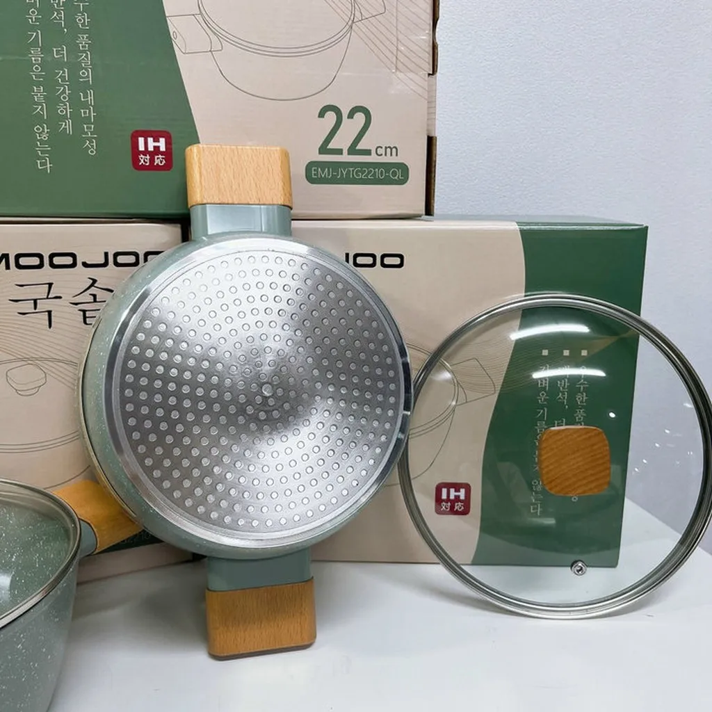 Alternative view of Nồi Nhật Đá Xanh Emoojo Có Nắp Size 22cm - Gdn