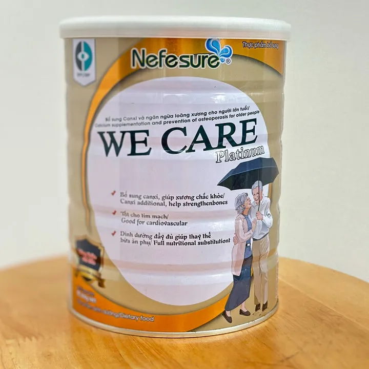 Alternative view of Sữa Bột Nefesure We Care Platinum (800g) Bổ Sung Canxi, Giúp Xương Chắc Khỏe Tốt Cho Tim Mạch