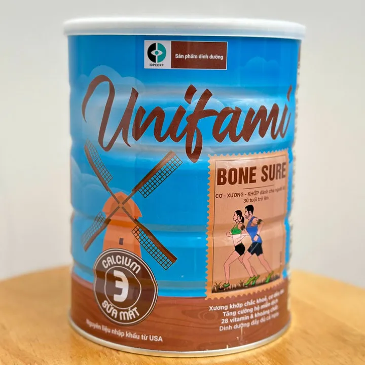 Alternative view of Sữa Bột Unifami Bone Sure 3+ ( 850gr) Tăng Cường Sức Đề Kháng, Cơ Xương Khớp