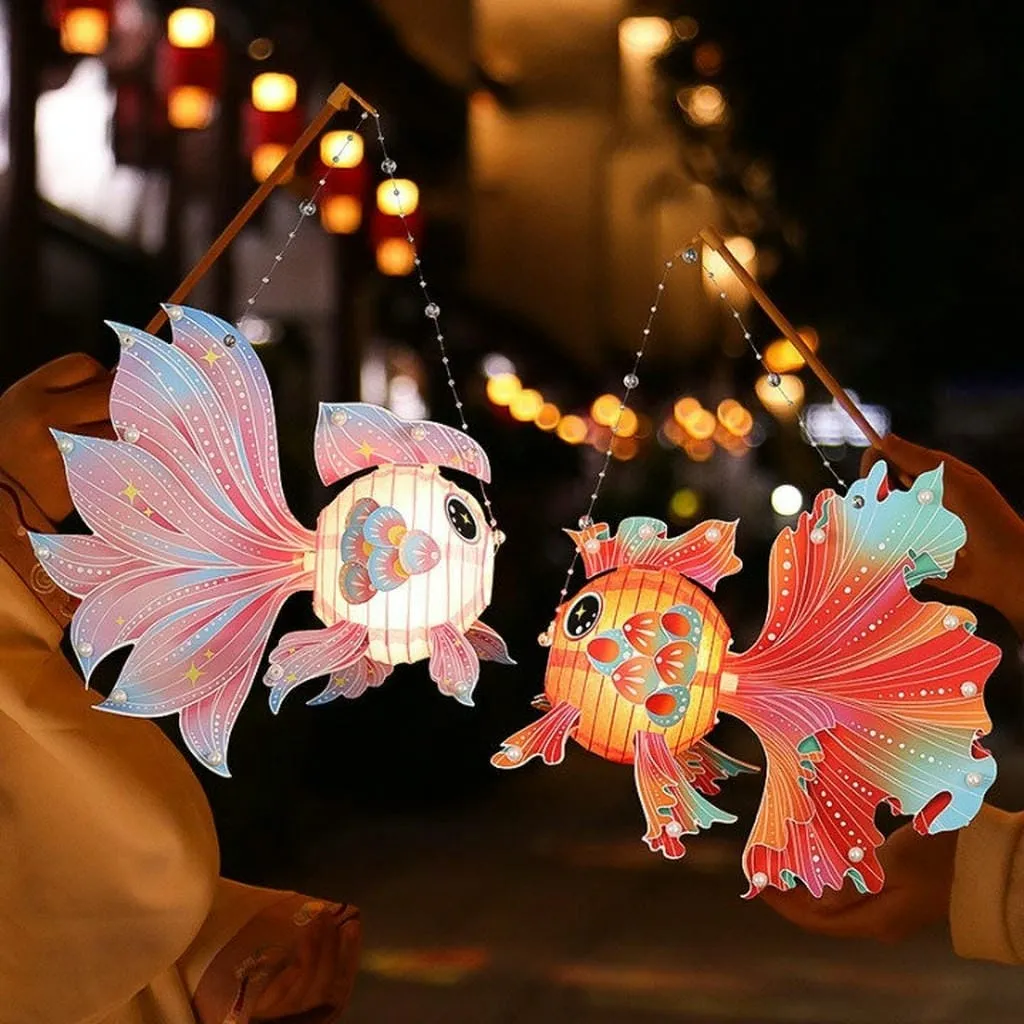 Alternative view of Lồng Đèn Trung Thu Con Cá Koi Handmade Hot 2024 Cho Bé Chơi Trung Thu - Ctb799