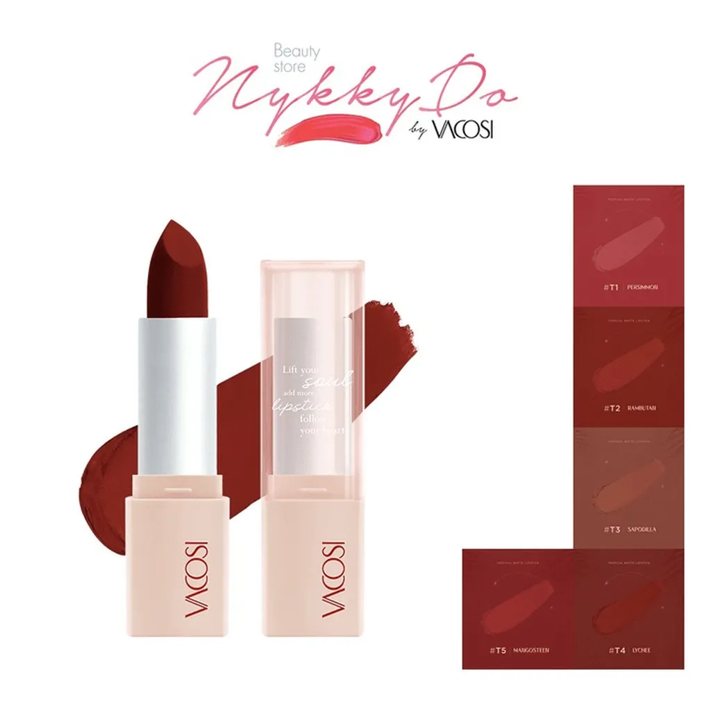 Alternative view of Son Thỏi Lì Tropical Matte Lipstick Không Hương Liệu - Vacosi