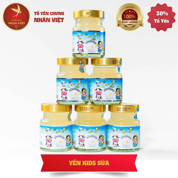 Alternative view of Yến Sào 30% Yến Chưng Sữa Non Cho Bé Nhân Việt Kids - Nhân Việt