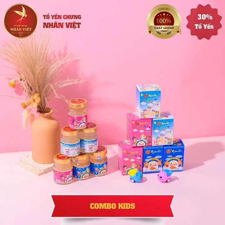 Alternative view of Bộ 3 Sản Phẩm Yến Sào 30% Yến Chưng Sẵn Cho Bé Nhân Việt Kids - Nhân Việt