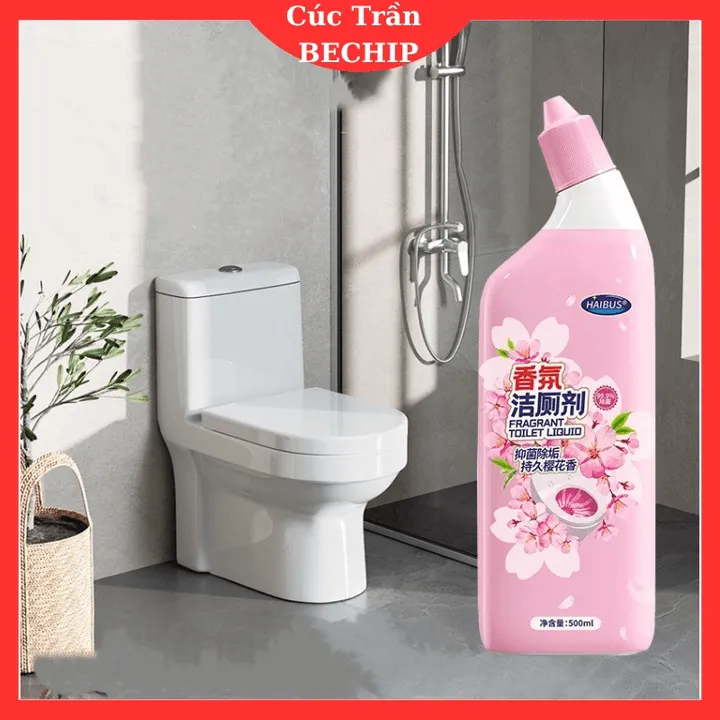 Chai Nước Tẩy Rửa Bồn Cầu, Toilet, Nhà Vệ Sinh Hương Hoa Anh Đào Khử Mùi Diệt Khuẩn Ctb809 - Bechip