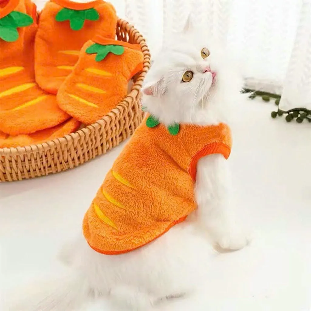 Áo Cà Rốt Dễ Thương Cho Thú Cưng Chó Mèo