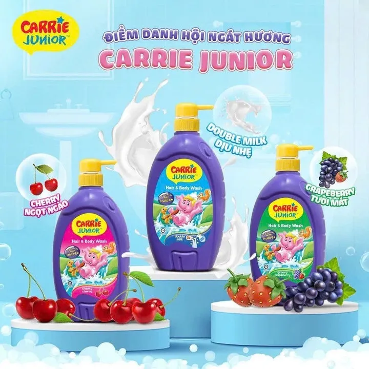 Sữa Tắm Gội Toàn Thân Cho Bé Carrie Junior Tặng Kèm Quà Tặng L009 - Lady's Passion