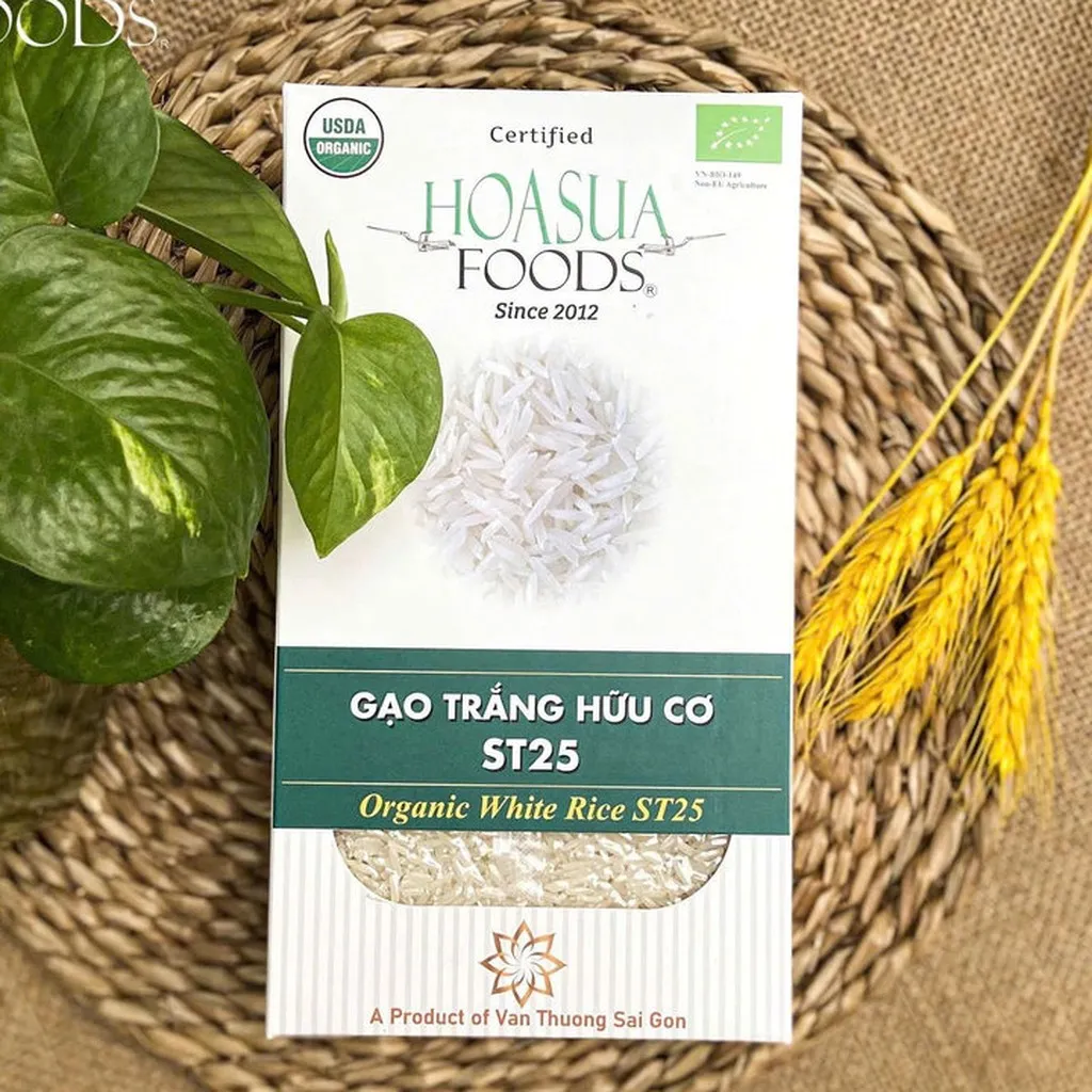 Gạo Trắng Hữu Cơ Hoa Sữa St25 Túi 1kg Dẻo, Mềm, Thơm Giàu Dinh Dưỡng Gạo Ăn Dặm Cho Bé & Dùng Cho Gia Đình L015 - Lady's Passion