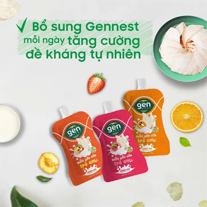 Alternative view of Nước Yến Sữa Trẻ Em Gen Nest Hương Trái Cây Bổ Sung Canxi, Vitamin L019 - Lady's Passion