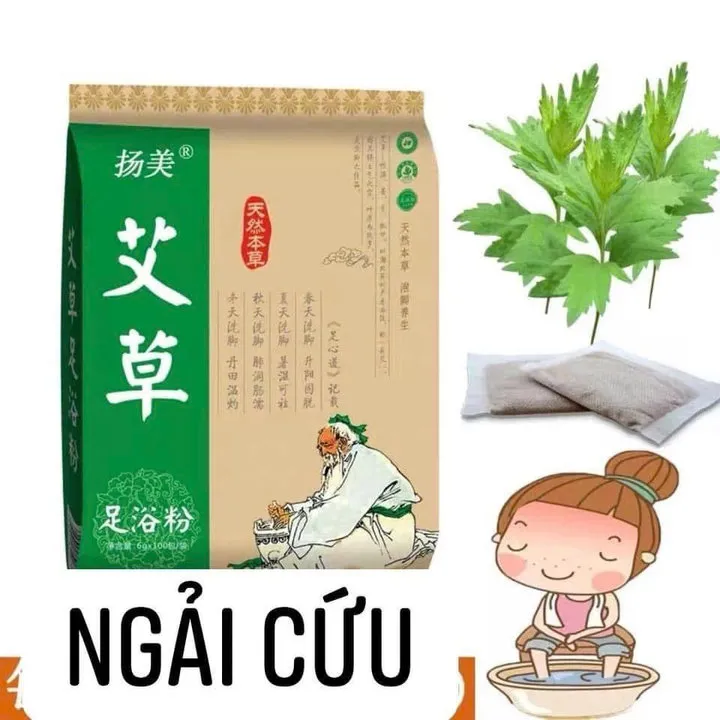 Alternative view of Túi 100 Gói Thảo Dược Ngâm Chân Túi Lọc Đông Y Thải Độc, Giảm Đau Nhức, Tê Chân, Khử Mùi Hôi Chân - Gdn