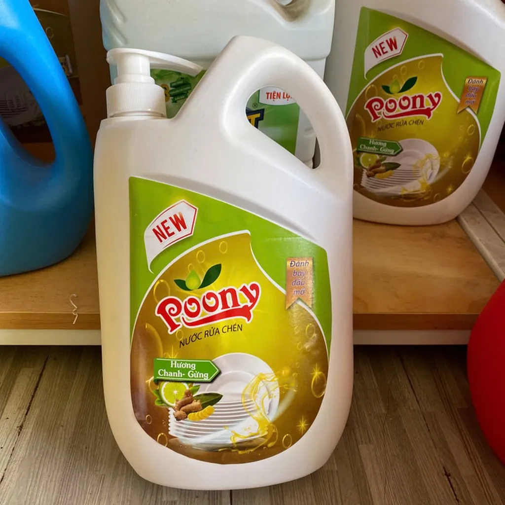 Nước Rửa Chén Poony Hương Chanh Gừng Can 2.1kg L046 - Lady's Passion