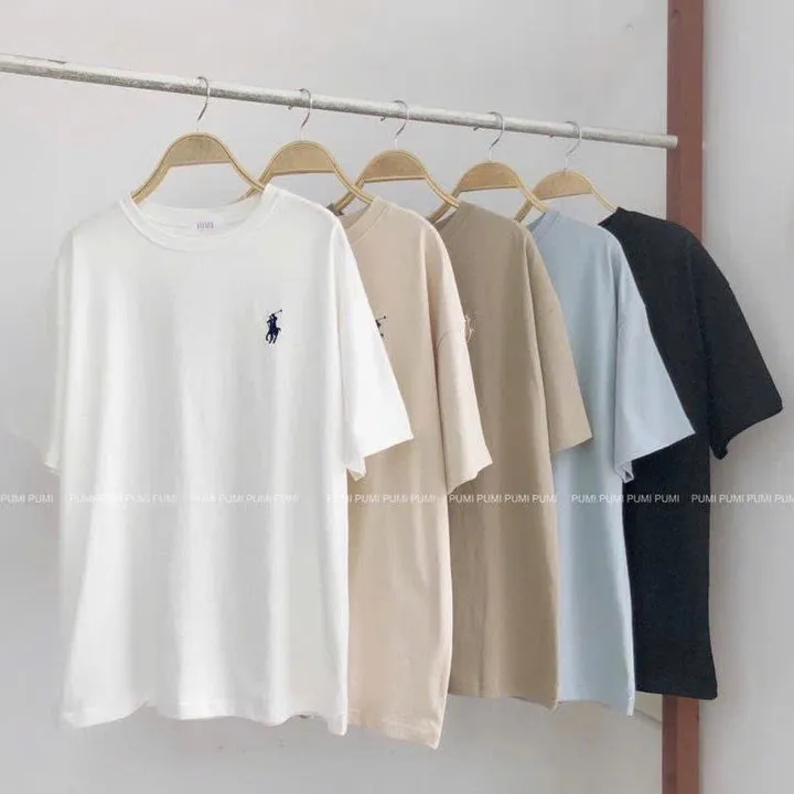 [shoppumi] Áo Thun Nữ Thêu Hình Ngựa Form Rộng Nhiều Màu Freesize 16274