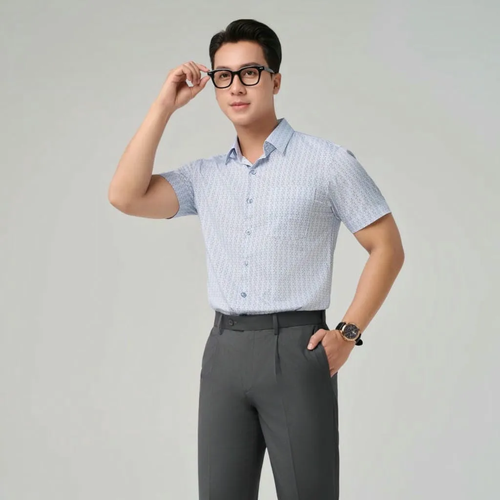 Alternative view of Áo Sơ Mi Casual Nam Merriman Mã Thmcs238