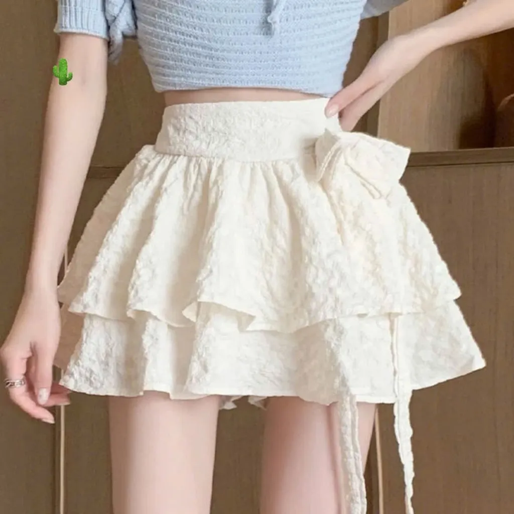 Alternative view of Chân Váy Xốp 2 Tầng Đính Nơ - Lê Phương Boutique