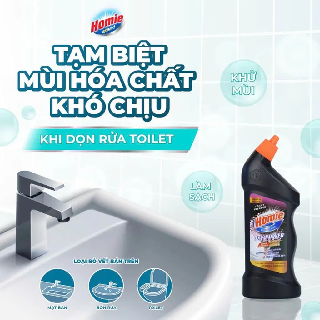 Alternative view of Dung Dịch Tẩy Rửa Toilet Homie Expert Oxy Power L052 - Lady's Passion
