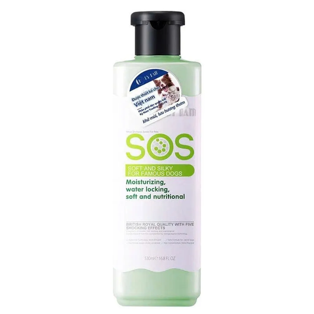 Sữa Tắm Sos Mềm Mượt Lông 530ml Cho Thú Cưng Chó Mèo