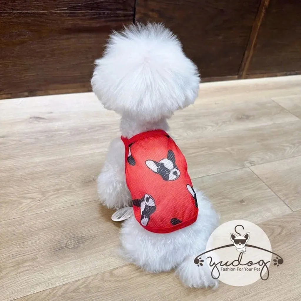 Áo Lưới 2 Dây Phom Croptop Cho Thú Cưng Chó Mèo