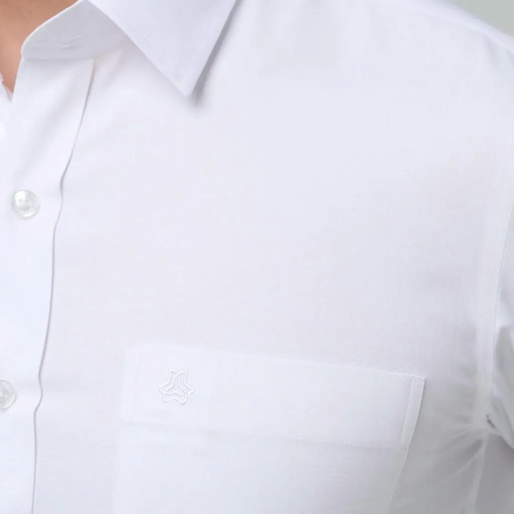 Alternative view of Áo Sơ Mi Trắng Nam Vải Bạc Hà Cao Cấp Merriman Mã Thmol474