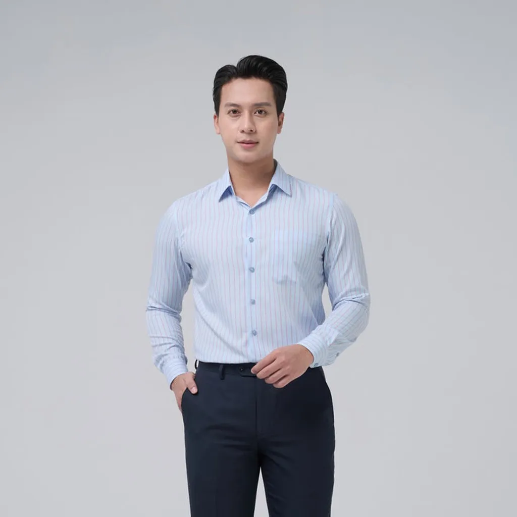 Áo Sơ Mi Nam Caro Sợi Tre Merriman Mã Thmos483