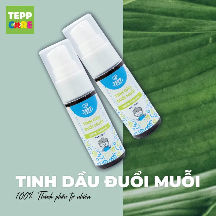 Tinh Dầu Đuổi Muỗi 20ml Thành Phần Thiên Nhiên, An Toàn Cho Bé Từ 6 Tháng - Tepp Care