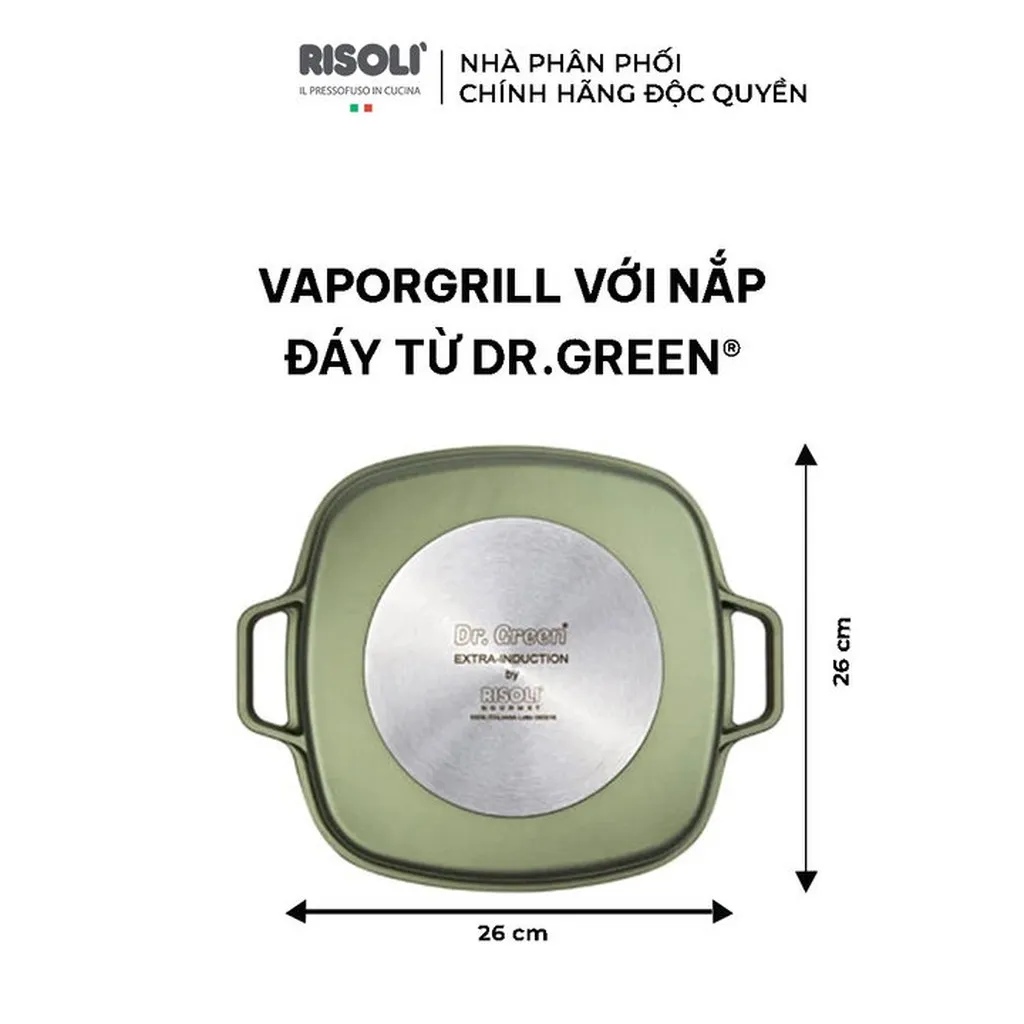 Alternative view of Nồi Nấu Chống Dính Chất Liệu Nhôm Hợp Kim - 0091qdrin/26 - Risolì