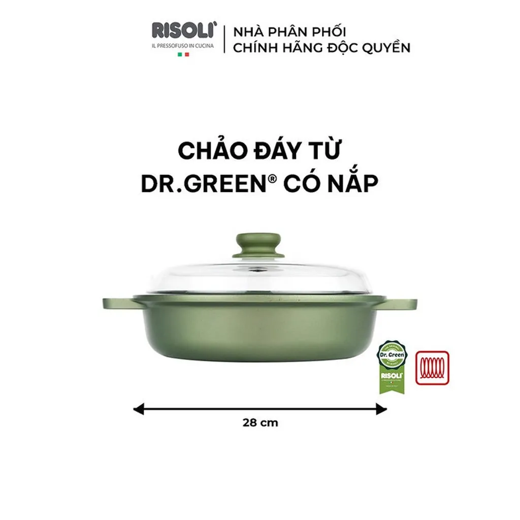 Alternative view of Nồi Nấu Chống Dính Chất Liệu Nhôm Hợp Kim - 00099drin/28 - Risolì